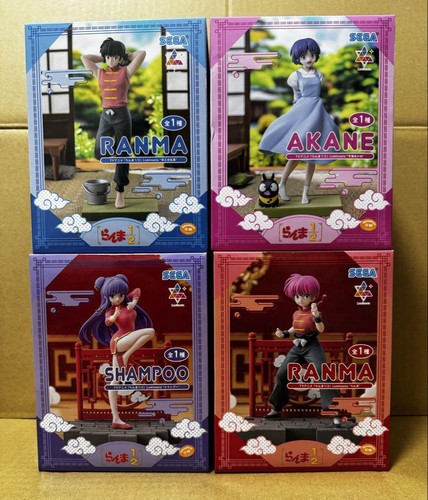 Lot figurines ranma 1 - 4, 1/2