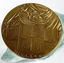 Médaille bronze Signé Simon