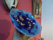 COUPE EN PATE DE VERRE DAUM NANCY  . EPOQUE ART DECO . 1925 . NO GALLE