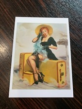 CARTE POSTALE 15X10 PIN UP tbe