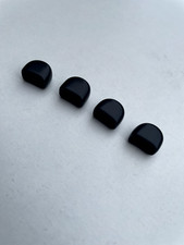 Lot de 4 embouts enveloppants pour fer plat 10x5mm noir patin chaise pied embase