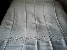 Ancien Grand Drap en Lin 