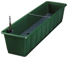 Bacs à Fleurs Aqua Vert Plus Avec Irrigation Et Indicateur de Niveau D'Eau