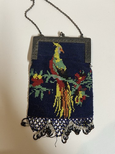 Antique handmade micro beaded - handmade,