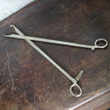 ancien outil VETERINAIRE MARECHAL FERRANT PINCE BOURGUIGNON 43.5cm 1