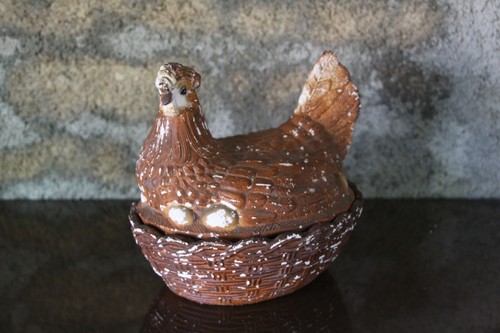 Bonbonnière poule nid en - poule,
