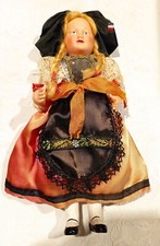 POUPEE REGIONALE ALSACIENNE PETITCOLLIN CELLULOÏD 27 cm