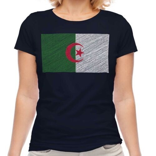 Algérie gribouillage drapeau - gribouillage,