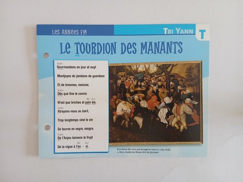 Carte fiche tri yann le - -,