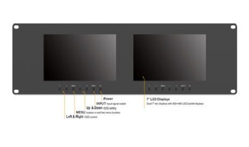 Lilliput 7024 3ru rack - 7, "
