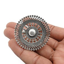 Fantaisie Taille Bague 9 Véritable 925 Argent Sterling Handmade Indien Bijou O95