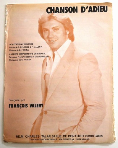 Partition vintage sheet music