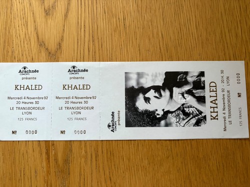 Billet ticket place concert - ticket,