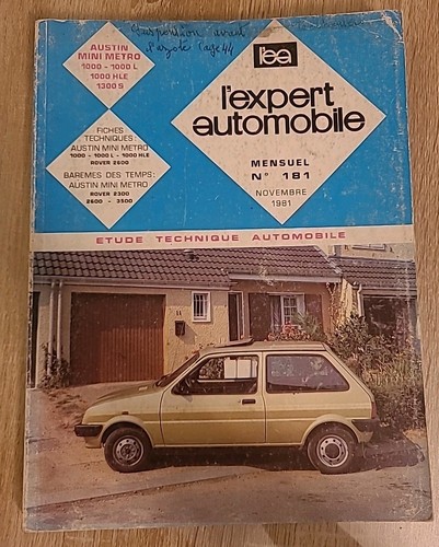 Revue technique austin metro - technique,