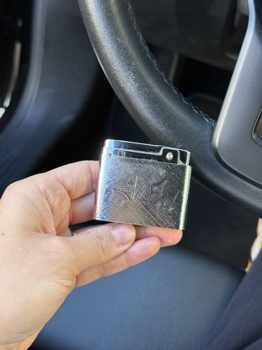 Briquet vintage silver match - vintage,