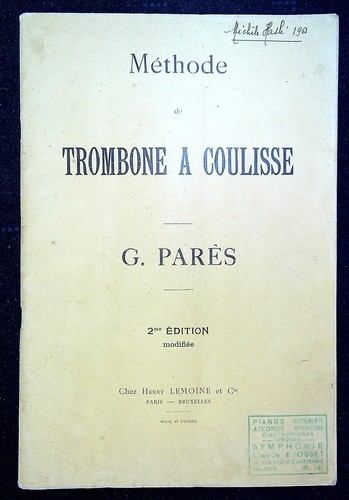 Méthode trombone coulisse - trombone,