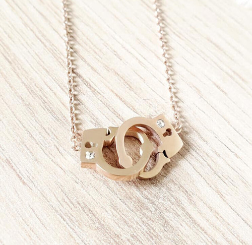 Collier menottes acier