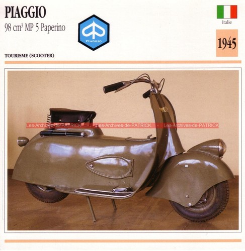Piaggio paperino 1945 - 98, mp