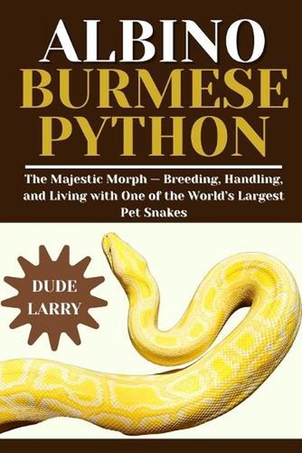 Albino burmese python the - albino, python: