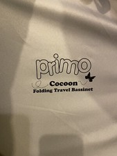 Primo Cocoon Folding Indoor & Outdoor Travel Bassinet Bag Grey Lightweight