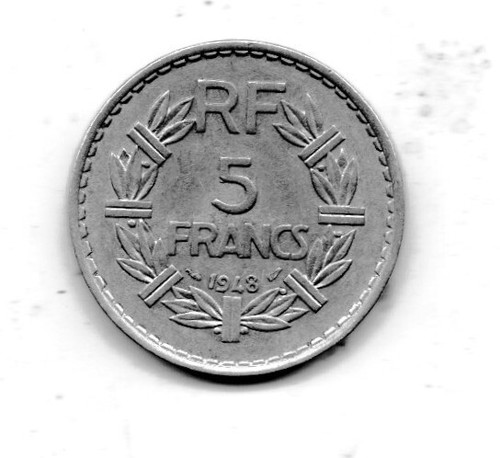 Piece monnaie france francs - france, 5