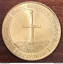 MDP 2019 BROCÉLIANDE EXCALIBUR MÉDAILLE MONNAIE DE PARIS JETON TOURISTIQUE MEDAL