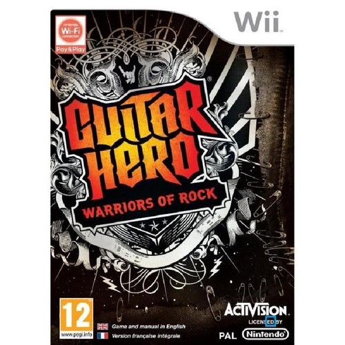 Jeu wii guitar hero warriors - guitar,