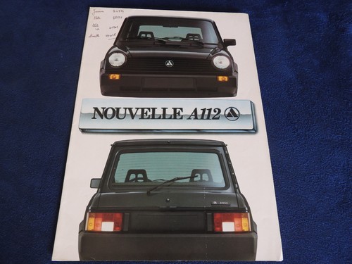 Catalogue depliant autobianchi - catalogue,