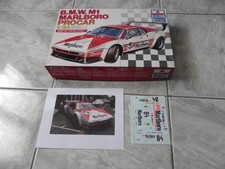 Esci 1/24 BMW M1 + decals "Marlboro" 24 Heures du Mans 1980