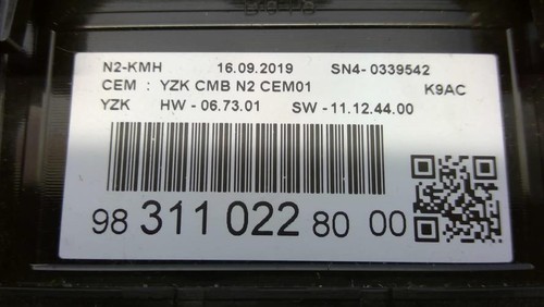 Compteur citroen berlingo xl - citroen, 3