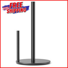 COUNTERTOP PAPER TOWEL HOLDER Premium Stainless Steel Standing Roll Dispenser