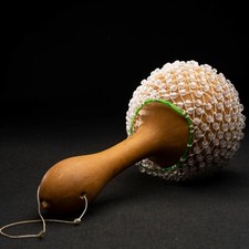 B109 - INSTRUMENT MUSIQUE AFRICAINE, AGBADZA TOGO, ART TRIBAL PREMIER AFRICAIN