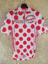 Maillot cycliste à pois Tour de FRANCE 1993 Castelli vintage shirt maglia trikot