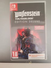 NEUF SOUS BLISTER NINTENDO SWITCH WOLFENSTEIN YOUNGBLOOD EDITION DELUXE
