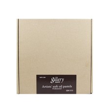 Coffret bois pastels à l'huile douce Mungyo Gallery de 120 - couleurs assorti...