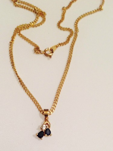 Collier pendentif doré fin - collier,