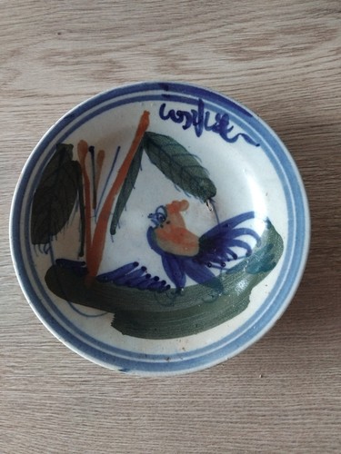 Ancienne assiette poterie - assiette,