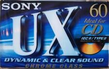SONY UX 60 CHROME IEC II - Blank Audio Tape K7 Cassette N&S