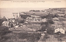 Carte postale ancienne SAINT-PALAIS-SUR-MER quartier terre-nègre timb 1932
