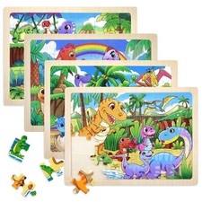 Puzzle en bois pour enfants 3-7 pour enfants de 3-4 ans Jouet d'activité en d...