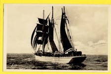 cpa FRANCE Baie de DINARD St MALO TERRE NEUVIER en MER Voilier Morutier Pêche