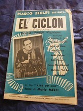 "Partition El Ciclon Melfi