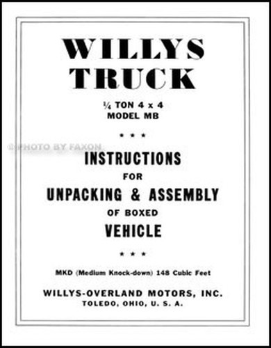 Willys militaire jeep - mb,