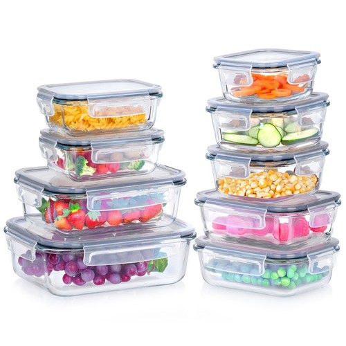 Récipients alimentaires verre