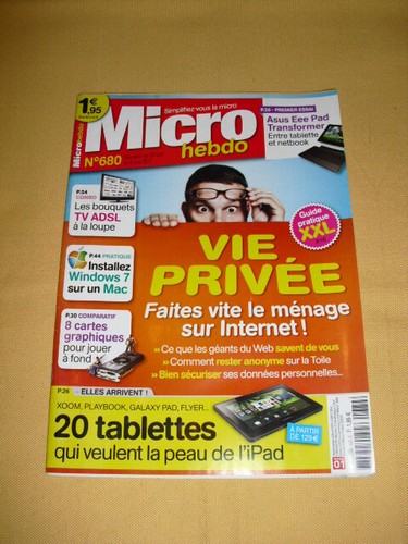 Micro hebdo 680 mai 2011 - micro, n°680