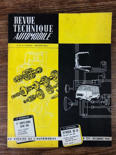 Revue technique automobile rta - revue,