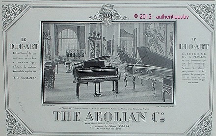 Publicite the aeolian - publicite,