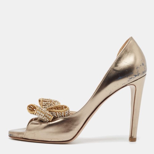 Escarpins valentino cuir - escarpins,