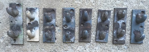 Vtg cast iron steam radiator - cast,