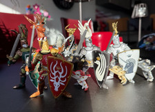 Lot de 5 Chevaliers Papo -